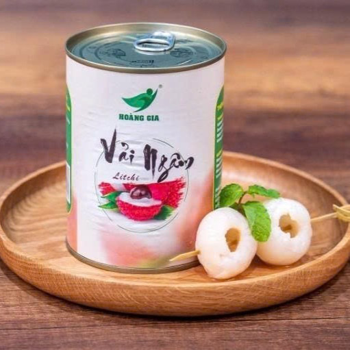 [Combo Giá Sỉ] Vải Ngâm Nước Đường Hoàng Gia 565g Topping Ngọt Thanh, Giòn Ngon Cho Mọi Món Trà