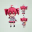 PS1 Kasane teto Chibi Phong Cách Hợp Thời Trang Đầu-Swappable Nhân Vật Hành Động Trang Trí SP1