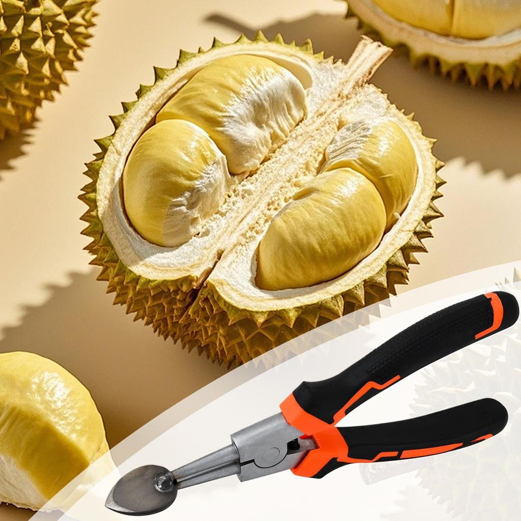 Durian Opener Stainless Steel Durian Pliers Shell Puller Fruit & Vegetable Pitters For Women Men Family Friends jiwvn