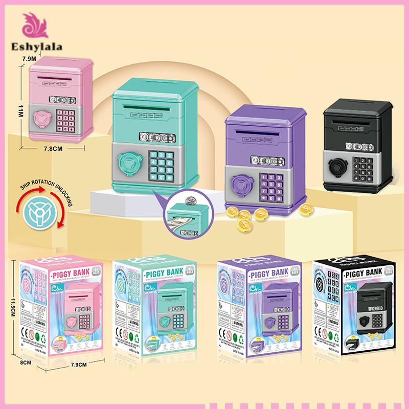 Eshylala Creative Mini Piggy Bank - Đồ chơi hộp đựng tiền cho bé gái, Quà tặng sinh nhật [MỚI]