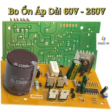 SMART88- Bo Ổn Áp AC Auto - Vol Dải Điện Áp Từ 60v - 260v Dùng Cho Lioa Chất Lượng Tốt
