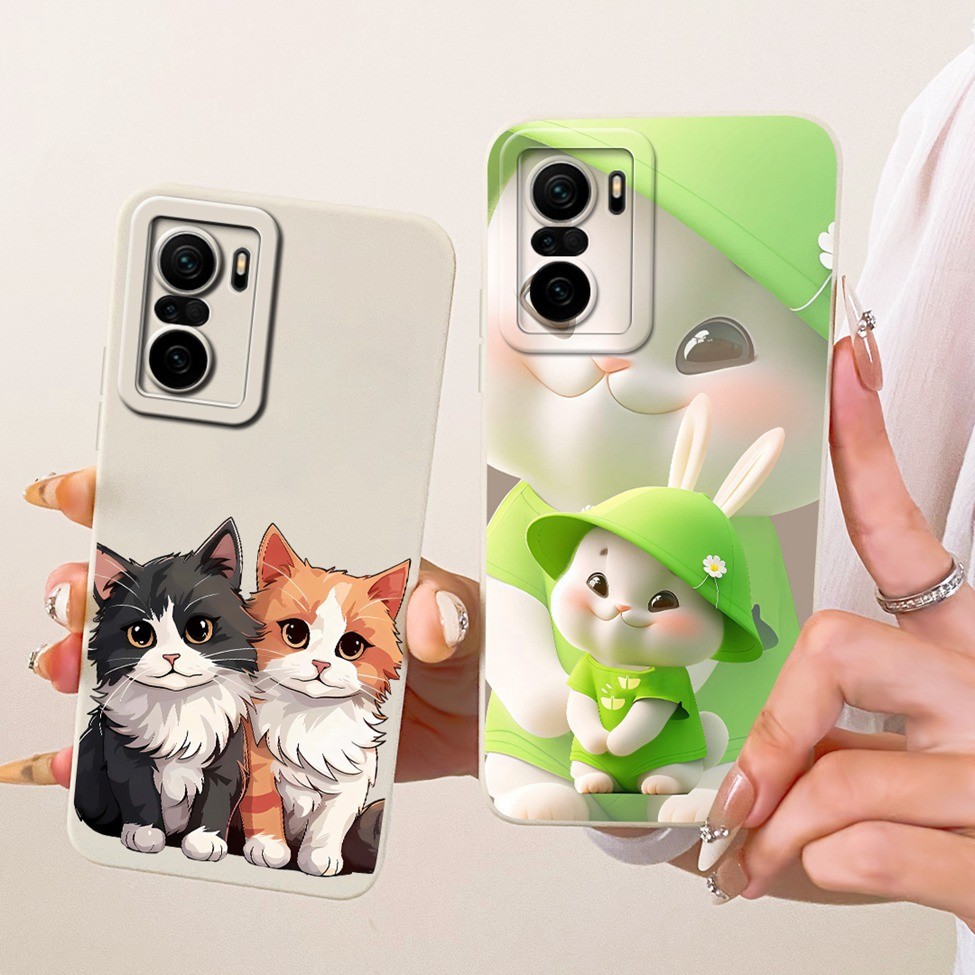 Dành Cho Poco F3 Ốp Lưng Thời Trang Sang Trọng Thoáng Mát Kawaii Vỏ Silicon Sơn Dễ Thương M2012K11AG
