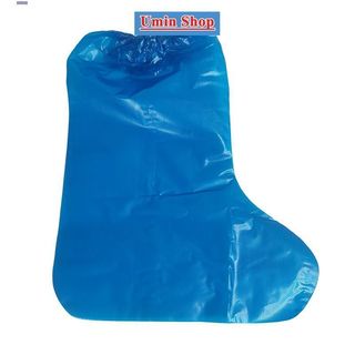 ( COMBO 10 ĐÔI )  Ủng Đi Mưa Bọc Giày Nilon Tái Sử Dụng Được Tiện Dụng