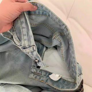 Quần jean nữ xuân thu, thiết kế eo cao thời trang, phù hợp dáng mảnh mai