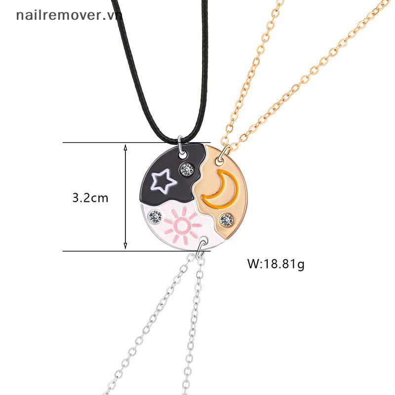 Mặt Dây Chuyền Nelace Đôi Cho Bạn Bè, Bộ 3 Chiếc Mới