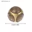 Sáu mặt Bốn phước lành Lu Money Fidget Spinner Đồng thau Giảm căng thẳng Khối đàn áp Bóng Fidget Đồ chơi thủ công MỚI