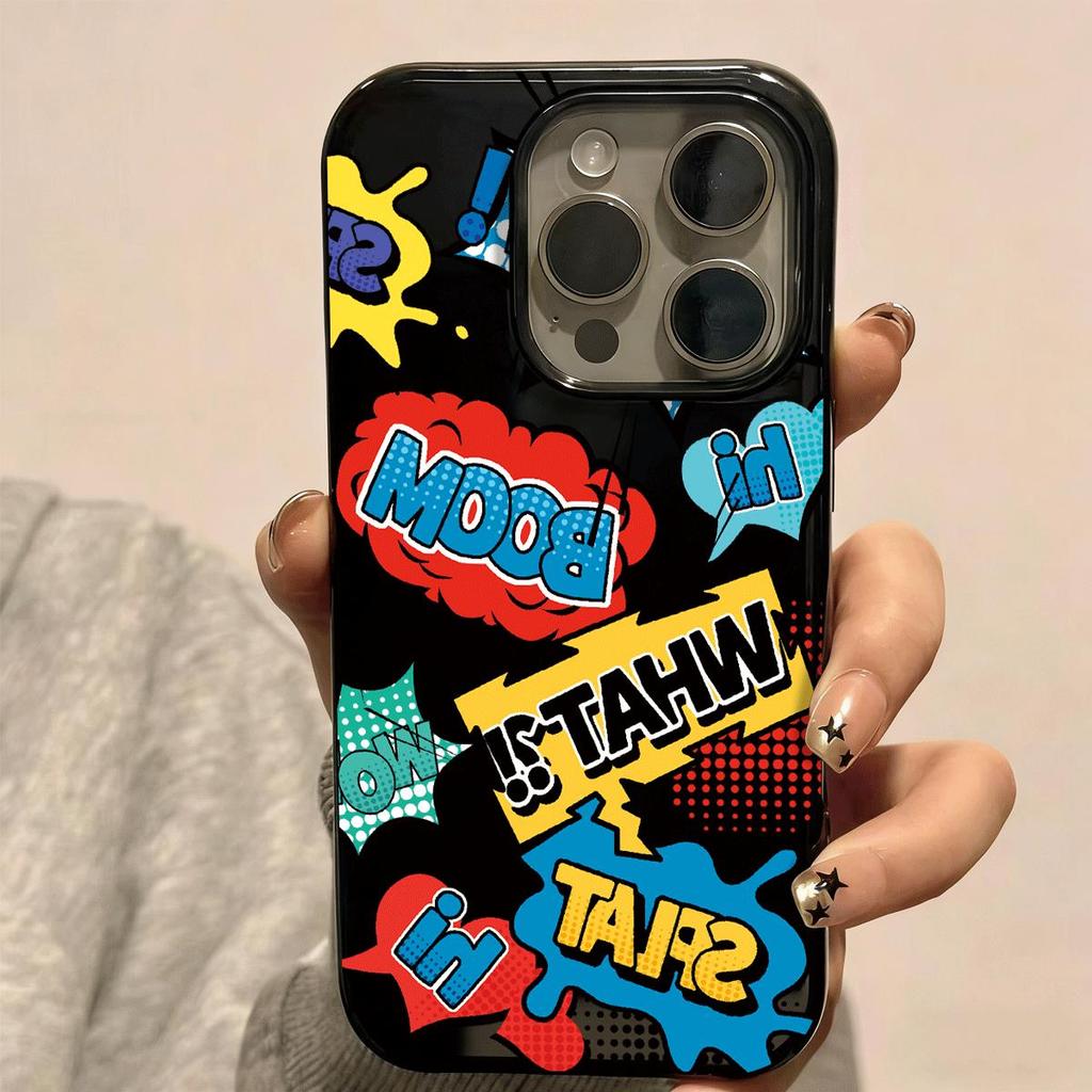 Truyện tranh đường phố cho trường hợp iPhone 17promax iPhone 16plus mới 15 Jelly Case 1312 Ý tưởng