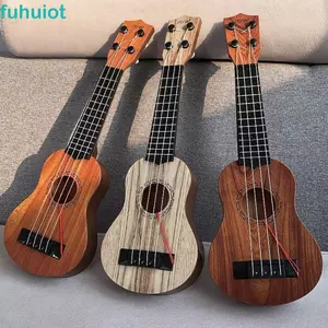 Đồ chơi nhạc cụ FUHUIOT Ukulele 4 dây, đàn guitar nhỏ cổ điển bền bỉ có thể chơi cho người mới bắt đầu