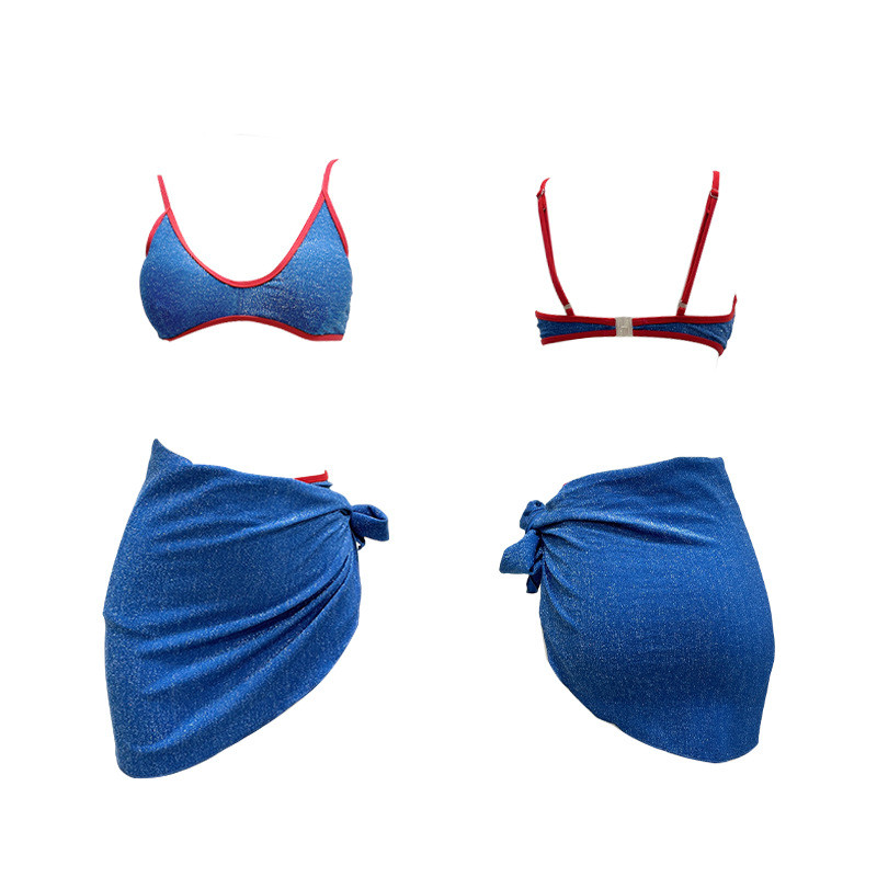 Mới Bikini Đồ Bơi Nữ Gợi Cảm Chia Hợp Thời Trang Đi Biển Mùa Xuân Nóng Đồ Bơi