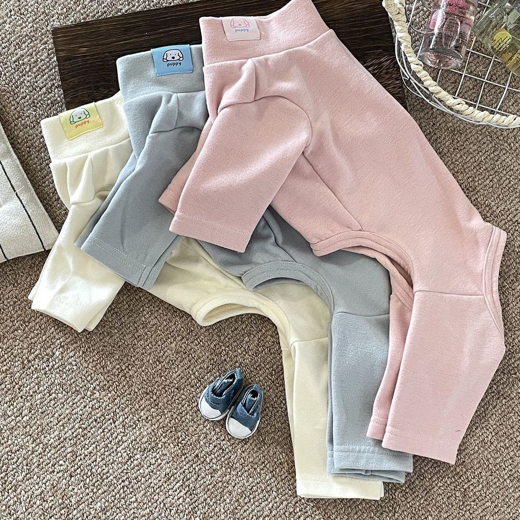 Mùa Thu Đông Thú Cưng Quần Áo Bốn Chân Ấm Áp Jumpsuit Chó Nhỏ Đáy Quần Áo Thú Cưng