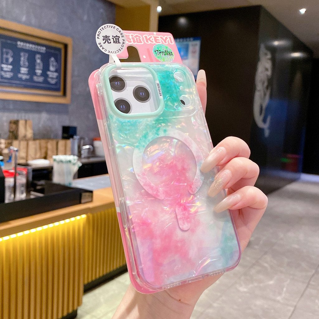 Mẫu màu mới có họa tiết đính kèm từ tính phù hợp cho iPhone 17 Pro Max 17 16 15 14 13
