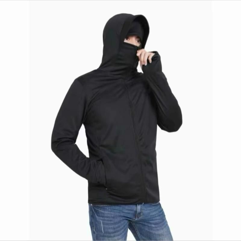 [ÁO 2 LỚP - Có Túi Trong]  Áo Chống Nắng Nam Nữ 2 lớp có Che Trán, Chất liệu Thống Hơi thoáng mát, chống tia UV.