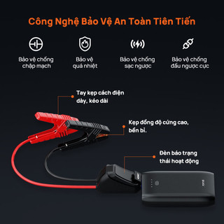 [Siêu Sale] [Chính hãng] Kích bình ắc quy 70mai PS07