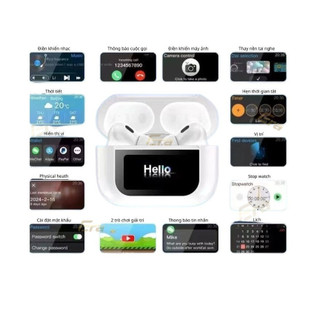 Tai Nghe Bluetooth Chống Ồn Màn Hình Cảm Ứng A9 Pro Tai Nghe Nhét Tai Không Dây Full Chức Năng