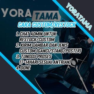Gantungan Kunci Kurumi Shiratori D4DJ, Keychain Akrilik Anime Game