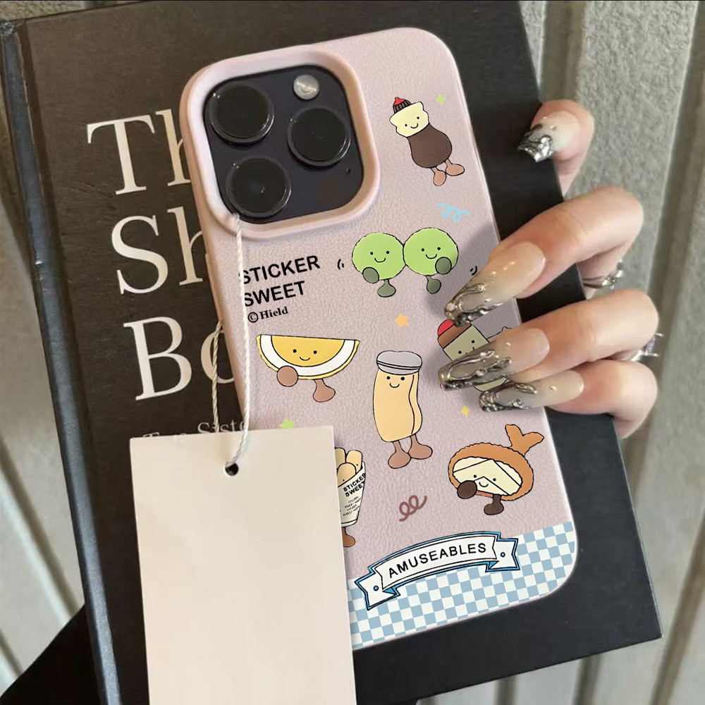 Child Funny Food Sticker cho 16 trường hợp iPhone 17Air Vải 14 13 11Pro