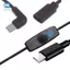1 / 3 Dây cấp nguồn USB-C sang Type C 5V2A Cáp nối dài USB C ngắn có công tắc bật tắt cho quạt USB Dải đèn LED để bàn VN