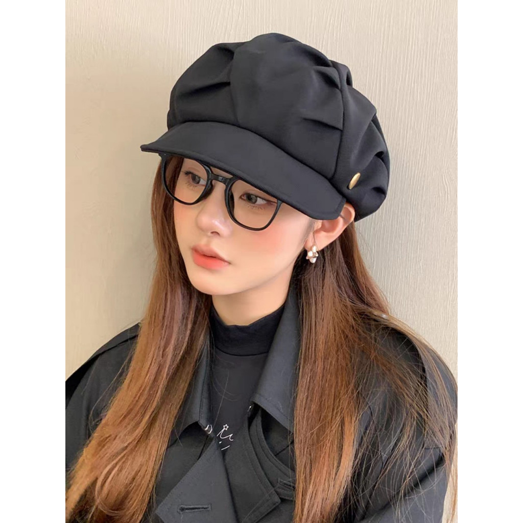 Mũ Nồi Xếp Ly,Mũ Beret Cho Nữ Phong Cách Hàn Quốc Trẻ Trung TL001
