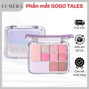 Bảng phấn mắt GOGO TALES GT826 10 ô đa năng tạo khối highlight má hồng Star Mist Weaving Heart Comprehensive Platte