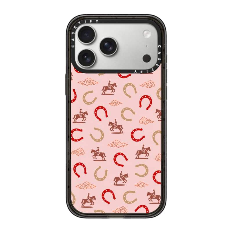 CASECASE X Lucky Horse Case Black / Sky Blue / Pink Fizz Candy Collection Màu sắc trong suốt cứng hút từ tính Vỏ tác động cho Apple IPhone 13 14 15 16 17Pro Max Plus Có hộp