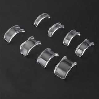 SPEETTY 8 Cái / bộ Bộ Điều Chỉnh Kích Thước Vòng, Giá Đỡ Nhẫn Vô Hình Silicon Chống Mất, Nhẫn Rời Đa Năng Trong Suốt Giảm Thắt Lưng Cho Nhẫn Dụng Cụ Trang Sức