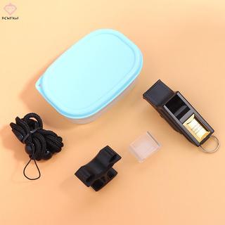 Còi Trọng Tài Chuyên Nghiệp Bóng Đá & Bóng Rổ - Âm Thanh Lớn, Vỏ Nhựa Không Hạt Màu Vàng Bạc