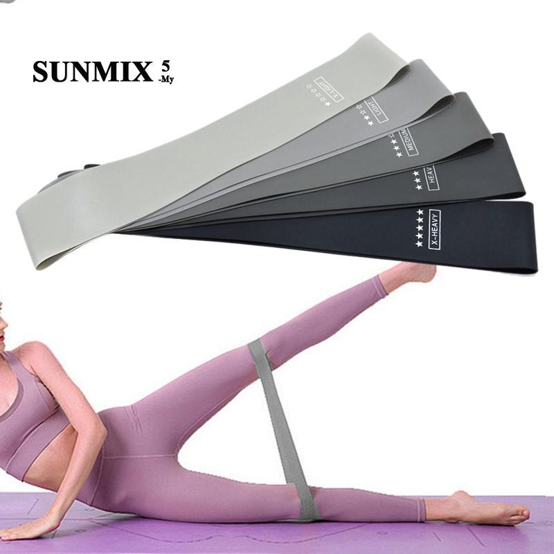 [Trend Sport] Dây đeo kháng lực 5 dải, dễ bảo trì, tập luyện đùi Squat, Pilates, co giãn