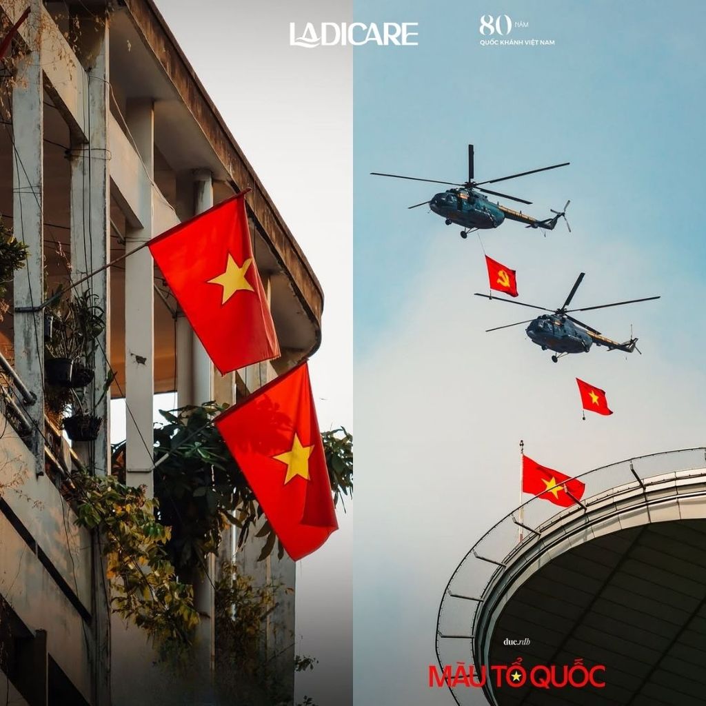 Cờ Việt Nam, cờ dây Sao Vàng & Đảng trang trí ngày lễ 30/4, 2/9 chất liệu lụa satin dày đẹp treo ban công, treo nhà