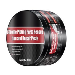 Chrome Repair Paste 100g Chrome Reconditioning Cream Automotive Repair Agent Tarnish Remover for Wheels Trim hdjvn