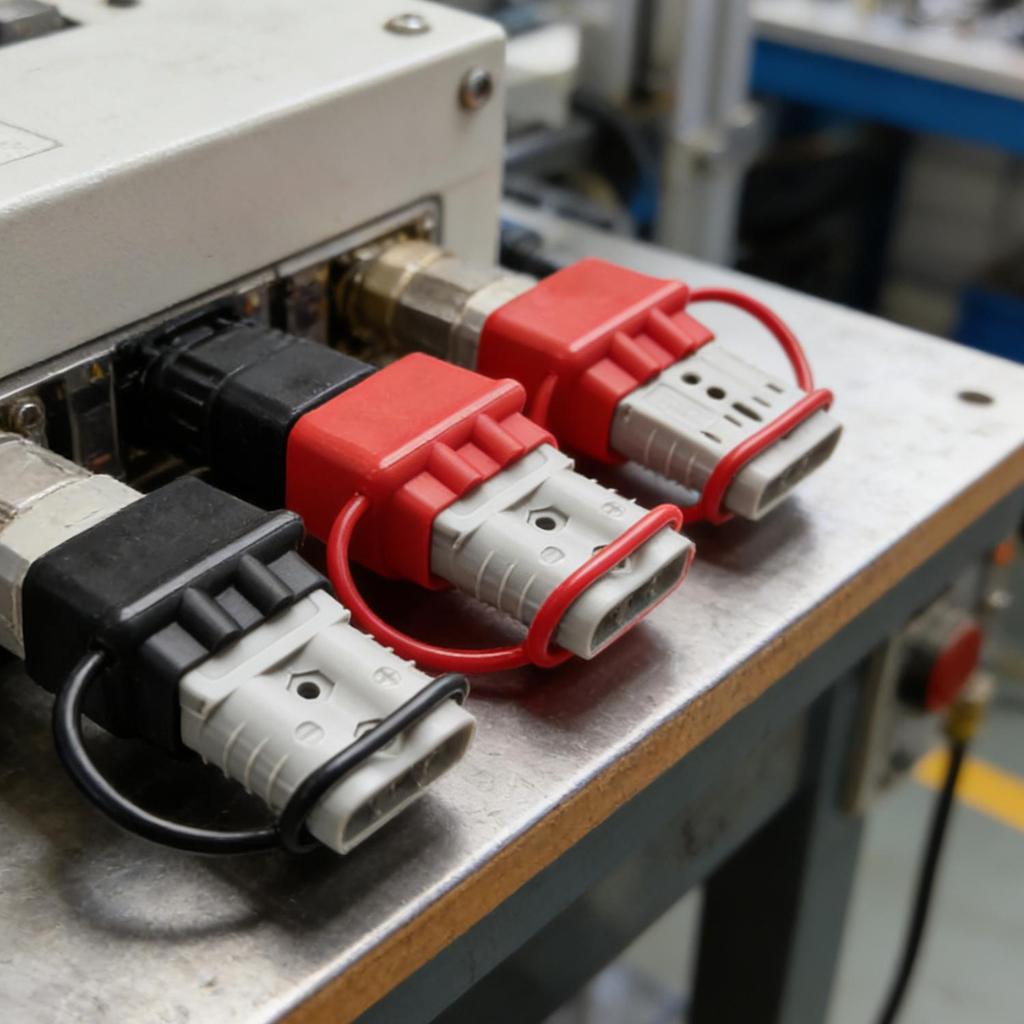 Vỏ bụi silicon Anderson 50A / 120A Chống bụi chống nước, Thiết kế màu đen đỏ cho kết nối năng lượng mặt trời Caravan, Con dấu chịu thời tiết