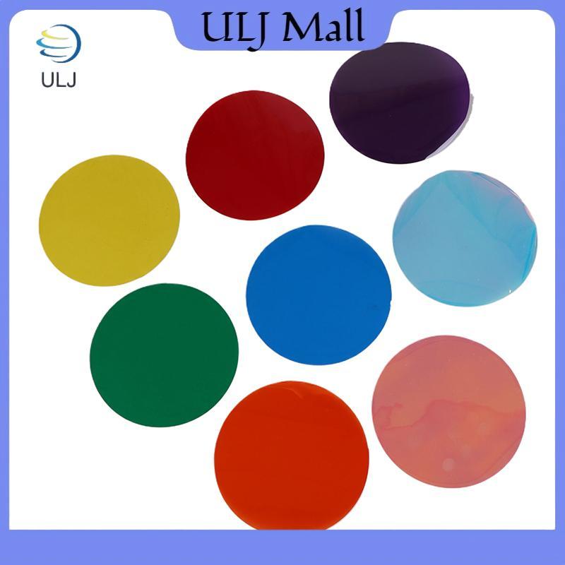 ULJ 5 / 10 Cái 10CM Phim Hiệu Chỉnh Màu Đèn Tấm Lọc Trong Suốt Tự Dính Gel Ánh Sáng Cho Đèn Pha Phòng Ngủ Phòng Khách.