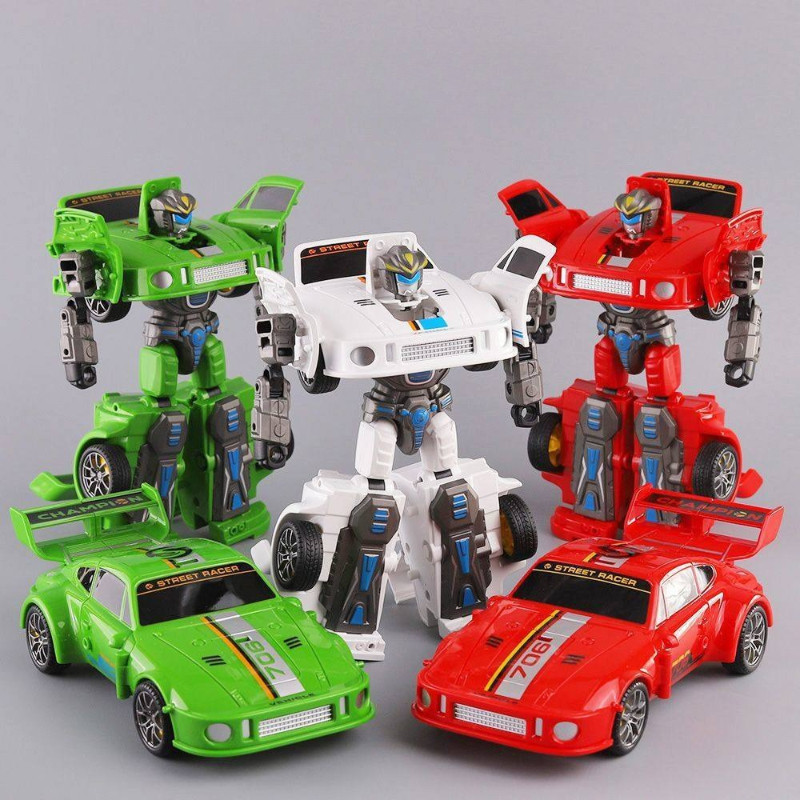 【SKISOPGO】Đồ Chơi Ô Tô Có 2 in 1 Xe Robot Biến Hình,Đồ Chơi Lắp Ráp Xếp Hình Mô Hình,quà tặng ngày trẻ em