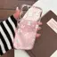 Mó tay bướm bướm mà hồngVỏ bảo vệ Corning phù hợp cho điện màu hoại iPhone 16/17 Pro