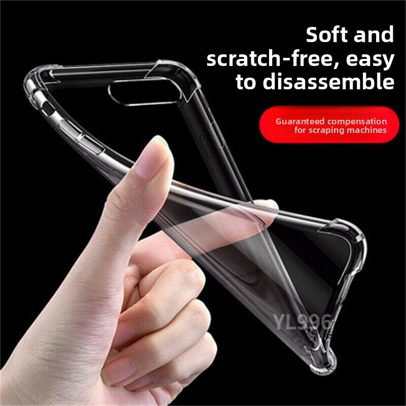 Không có điện thoại 3A Lite 3A Pro 3A Điện thoại 3 4 4A Pro trong suốt túi khí góc trong suốt Vỏ điện thoại mềm chống sốc