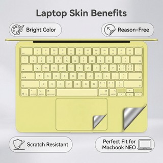 Dành cho nhãn dán máy tính xách tay Macbook NEO, Không chứa cặn, Vàng / Hồng / Nửa đêm / Bạc