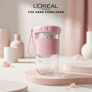 [QUÀ TẶNG KHÔNG BÁN] Ly thủy tinh màu hồng L'Oreal Paris