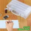 Hộp khoan phụ kiện thêu GILL, DIY có tay cầm Hộp lưu trữ hạt Perler, Hộp lưu trữ