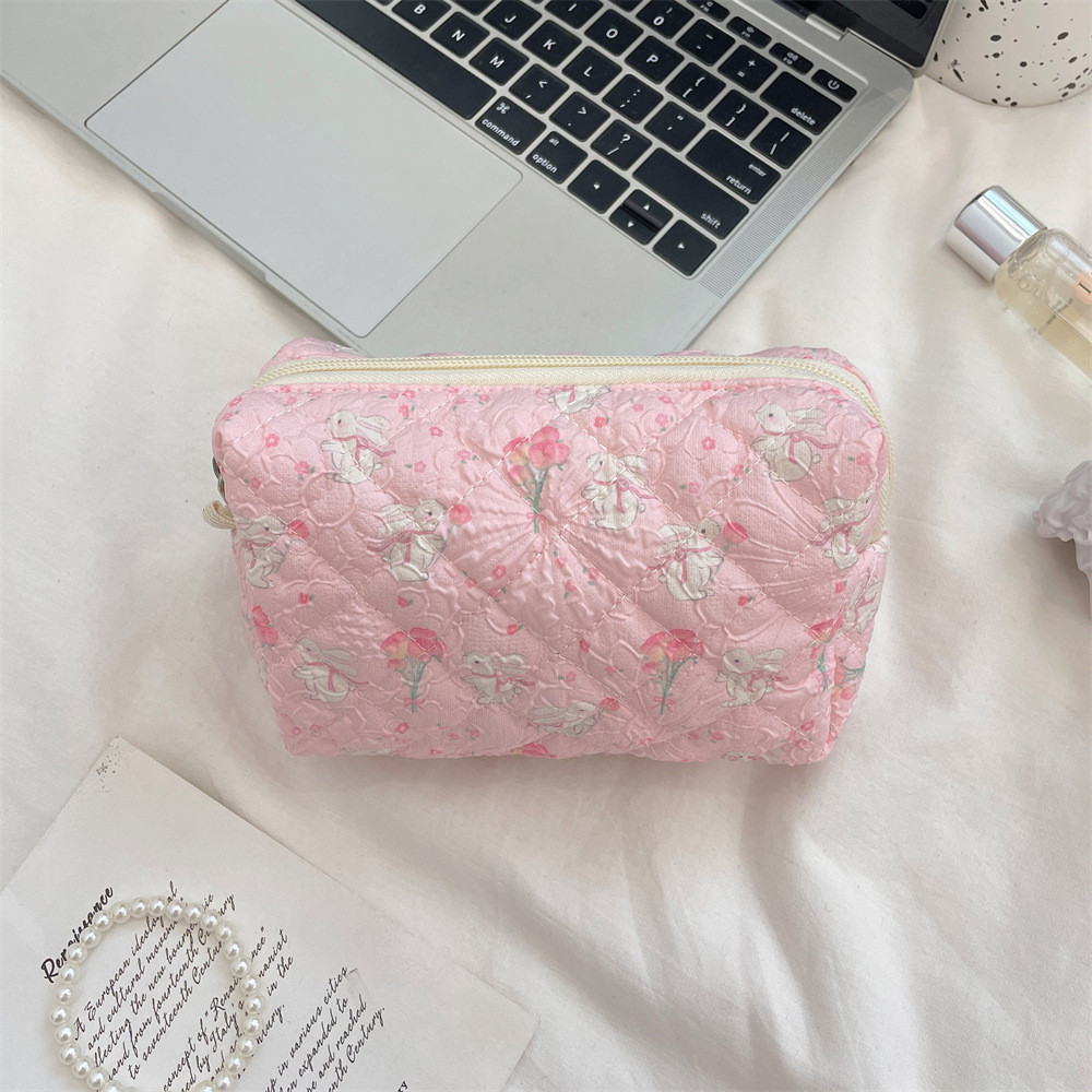 Túi Ví Pouch Dây Kéo Mini Đựng Mỹ Phẩm Đồ Vật Dụng Linh Tinh Mini Pouch Vải Phao Dễ Thương Nhiều Màu Sắc