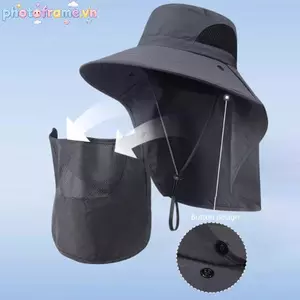 Khung Ảnh và Mũ Chống Nắng Chống Tia UV dành cho Nam Nữ - Phù hợp Đi Bộ, Cắm Trại và Câu Cá Ngoài Trời