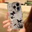 Mực bướm áp dụng cho 16 vỏ điện thoại iPhone17 đá lấp lánh sao vỏ 14/13/11Pro
