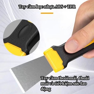 【COD】Xẻng cạo vệ sinh máy hút mùi Inox 3 trong 1, vừa cạo vết bẩn, vừa rã đông, vệ sinh bếp và sàn nhà tiện lợi.