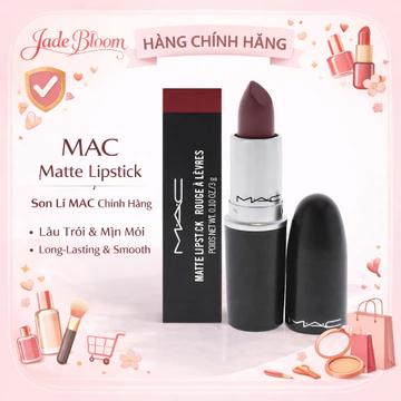 【Chính Hãng】 MAC Matte Lipstick 3g – Son Thỏi Lên Màu Chuẩn, Mềm Môi, Tự Nhiên, Fullsize