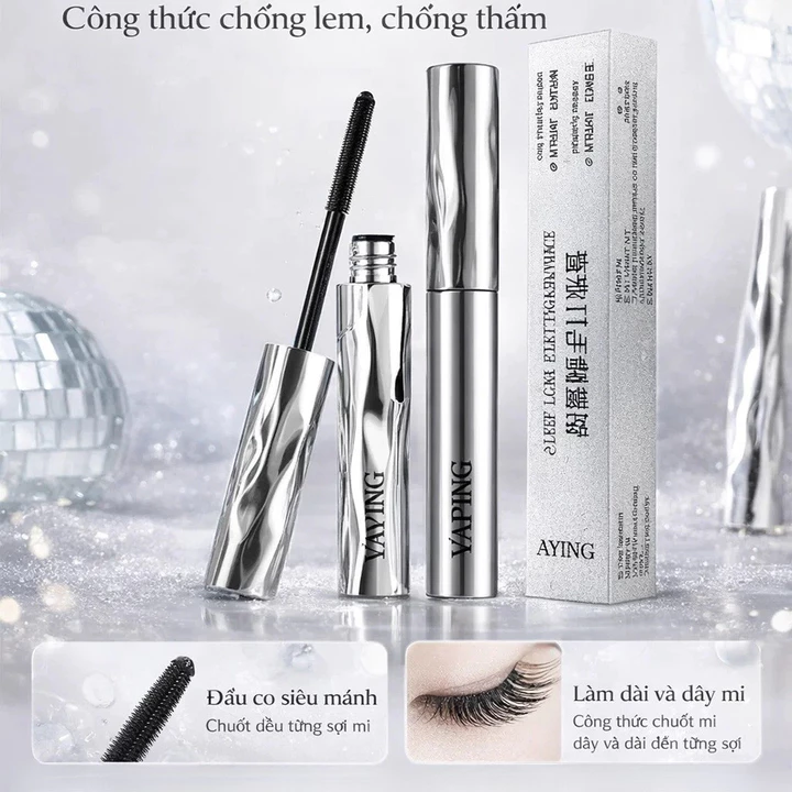 🔥Giá sốc🔥 Kem lót mi / Độ cong 24 giờ / Mascara làm cong mi tự nhiên / Mascara chống thấm nước / không vón cục/Mascara Không Thấm Nước
