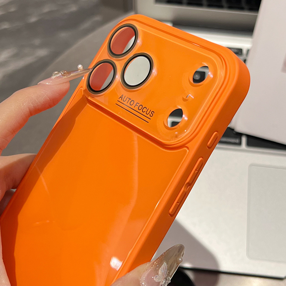 Ốp Điện Thoại Acrylic Windows Kính Đơn Giản Cho iPhone 17 Pro Max 16 15 14 13 12 11 Vỏ Bảo Vệ Chống Sốc