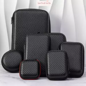 Hộp lưu trữ phụ kiện kỹ thuật số ITRUMPET, Túi đựng tai nghe bền bỉ EVA, Vỏ bảo vệ ổ cứng chống sốc di động đơn giản