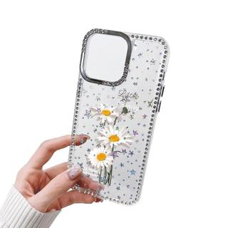 Daisies Glow 16 plus vỏ điện thoại iPhone14 vỏ kim cương sao 13/11 Pro
