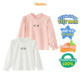 Áo kiểu dài tay thô bé gái Rabity 913.004