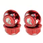 4 17mm Kim Loại Lục Giác Bánh Xe Hạt 1.25 Chủ Đề Chống Bụi Chống Trượt Chống Trơn Trượt Cho Traxxas X-Maxx Summit E-Revo Sledge Buggy Xe Tải