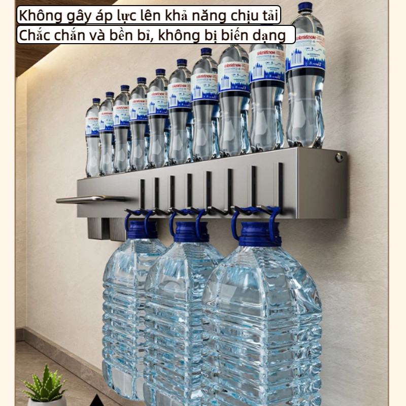 Kệ Treo Tường Nhà Bếp Inox Đa Năng - Không Cần Khoan, Để Được Dao Kéo Muỗng Đũa,Dùng Cho Phòng Bếp