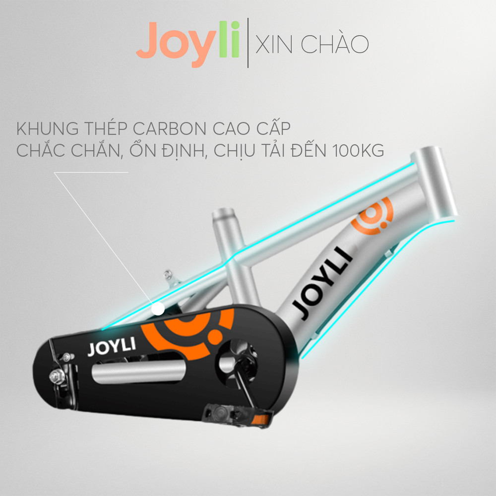 Xe Đạp Thể Thao Trẻ Em Cho Bé 2 - 7 Tuổi, Bánh Phụ, Phanh đôi, Đèn LED Ban Đêm